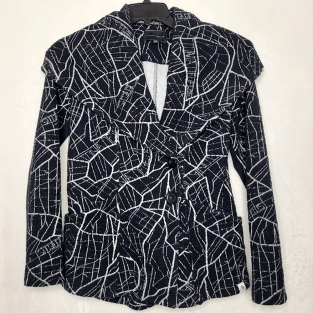 Tonia Debellis Hooded Coat Size‎ Small